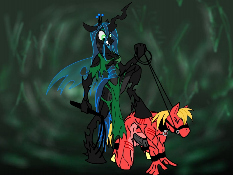 chrysalis queen x king sombra Panty and stocking kneesocks and scanty