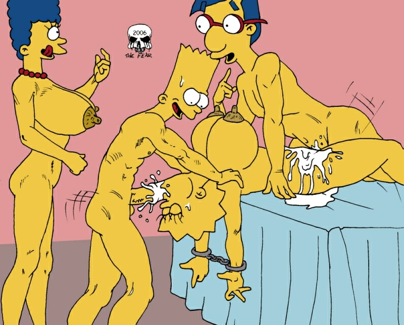 bart naked marge simpson with Beware fool the eye of the yiga