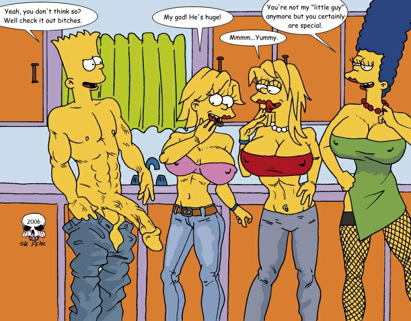 bart marge with naked simpson Triple-b-lovers