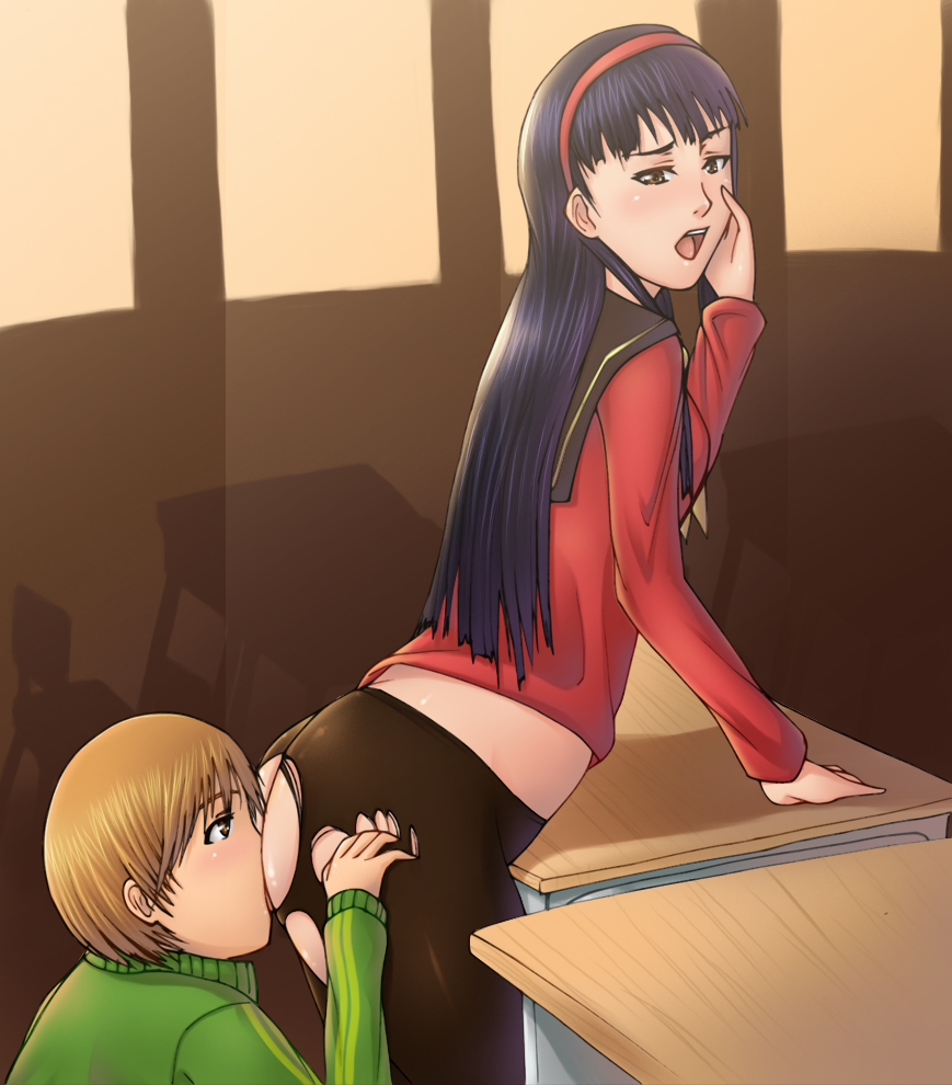 persona chie yukiko 4 x The outside is full of futanarisks!! ~brutes approaching boys