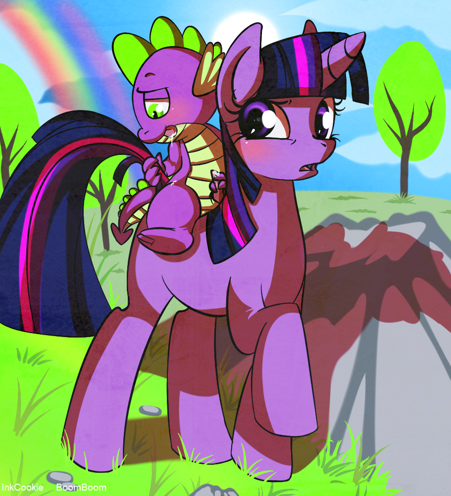 spike magic rarity my is and pony little friendship .hack//sign subaru